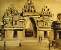 Reconstrucción del Arco de Labná [Los Mayas. Palacios y pirámides]