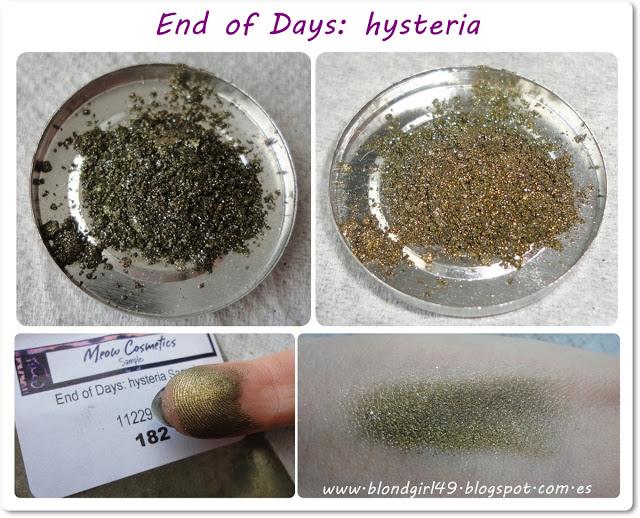 Mis pigmentos de Meow Cosmetics [I PARTE]