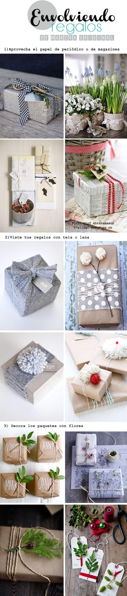 Envolviendo regalos de manera original