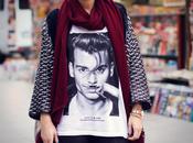 Walking around with Johnny Depp