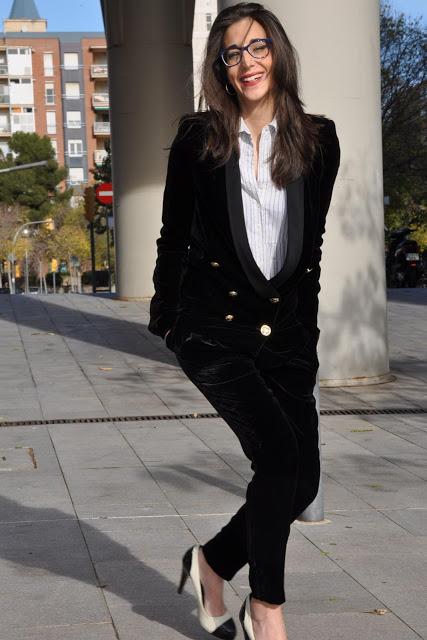 Velvet suit