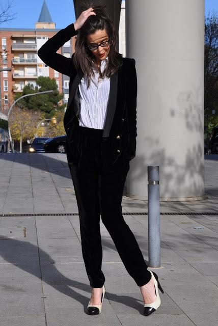 Velvet suit