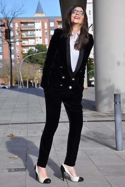 Velvet suit