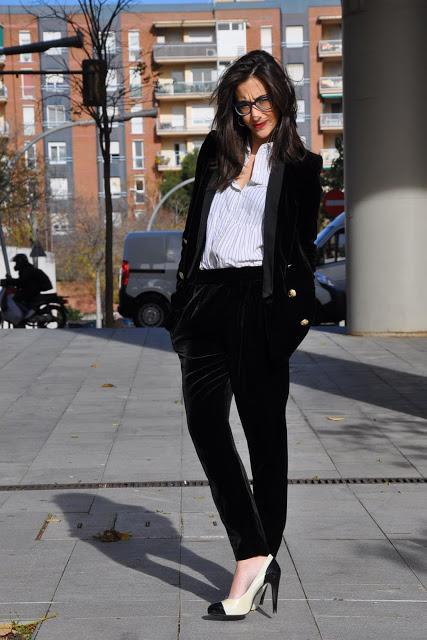 Velvet suit