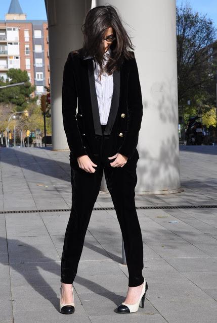 Velvet suit
