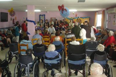Recital de villancicos en la Residencia de Mayores San Nicolás