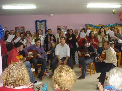 Recital de villancicos en la Residencia de Mayores San Nicolás