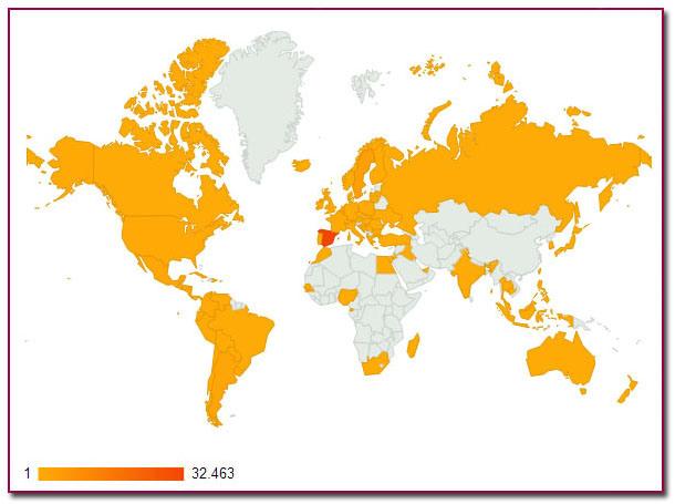 PabloD Gourmet - Mapa de Visitas - WordPress - 2012