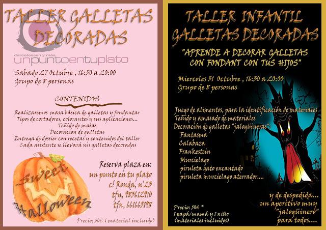 TALLER GALLETAS DECORADAS HALLOWEEN!!!!