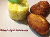 Revuelto patata croquetas jamón