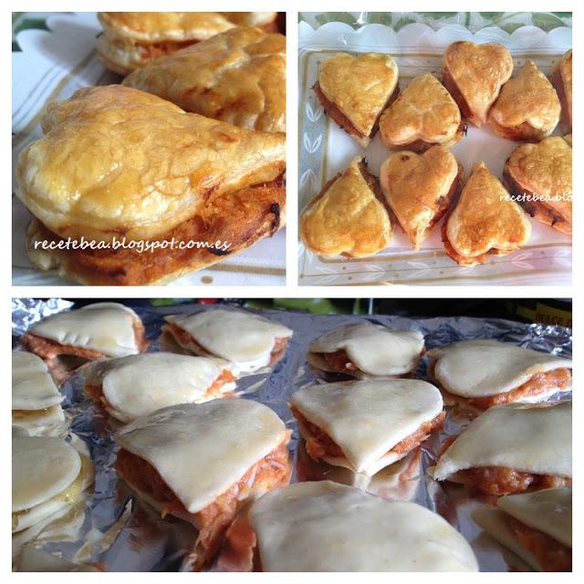 Corazones de empanada