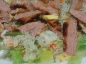 Ensalada semifria hamburguesa