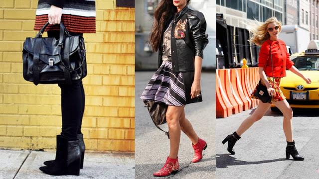 STREET STYLE:BOTAS + COLLAGE