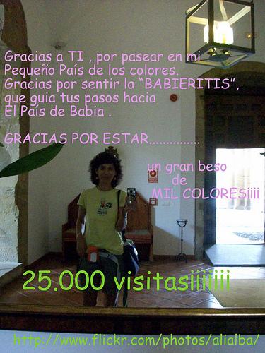 25.000 VISITAS : gracias a ti ;)