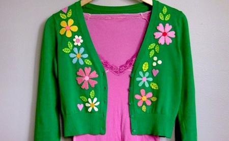 Renueva una prenda vieja con fieltro