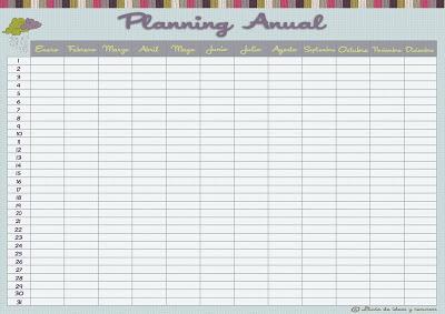 Descargables: Planning Anual