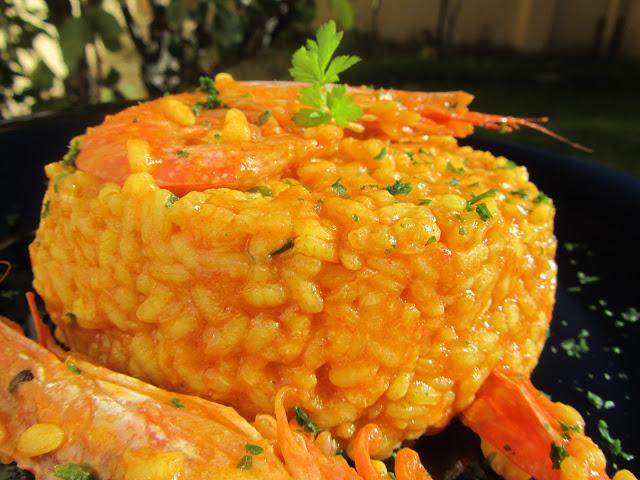Arroz con gambones