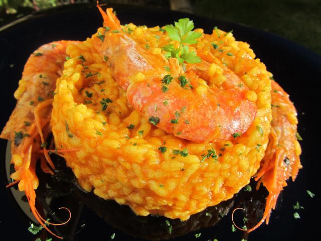 Arroz con gambones