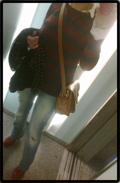 Un toque de burgundy.....