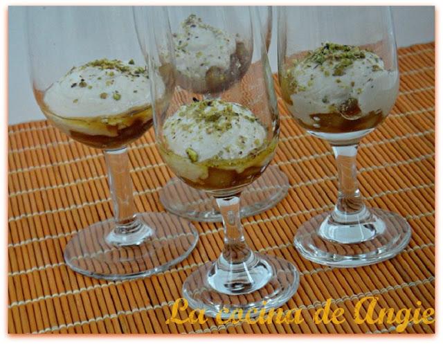 YOGUR DE FOIE CON MANZANA CARAMELIZADA