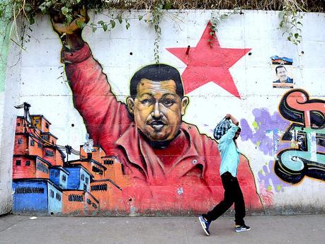 hugo chávez convertido en icono