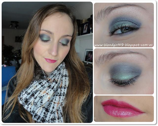 Look de maquillaje azul [meow cosmetics]