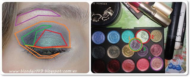 Look de maquillaje azul [meow cosmetics]