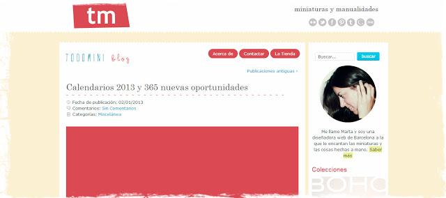 Blog del Mes: Todo Mini