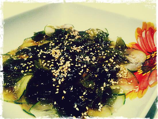 Ensalada de Wakame y Pepino
