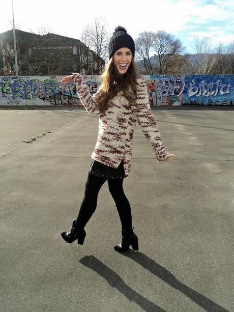 Jersey oversize + Falda Jersey oversize + Falda