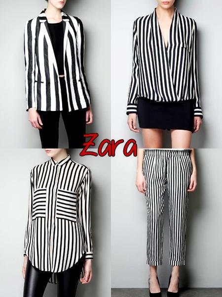 Tendencia: Rayas a blanco y negro