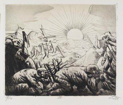 Otto Dix Essenholer-bei-Pilkem