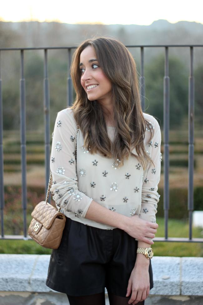 Tons Of Sparkles On My Blouse