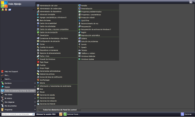 Menus  De Inicio Para Windows 8