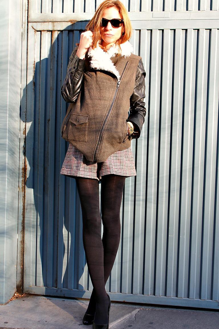 shorts pata de gallo