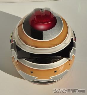 Aerografía en casco Bell Kc3 de karting