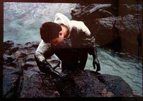 Allan Sekula 'Volunteer on the edge', fotografía de las Islas Cíes.