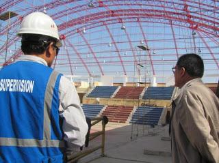 TECHADO DEL COLISEO “LOLO FERNANDEZ” EN SU ETAPA FINAL…