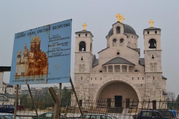 Catedral Ortodoxa de Podgorica. ¿Lo único decente de la ciudad?