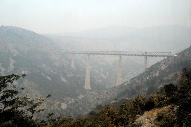 Mala Rijeka, el viaducto ferroviario más alto del mundo. Montenegro