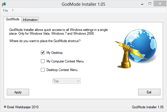 Good Mode Vista 7 y 8.