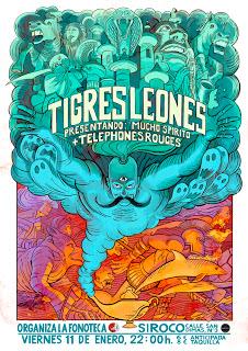 LaFonoteca Presenta: Tigres Leones + Telephones Rouges (11.Enero.2013 en Madrid)