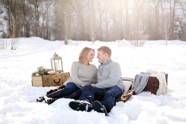 Bodas de hoy... ¡Preboda bajo la nieve!