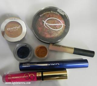 Contraste para una máscara azul