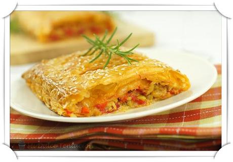Strudel de Pimientos y Atún