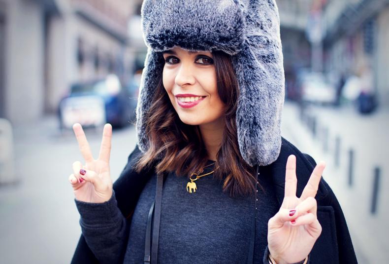 FUR AVIATOR HAT