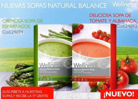 Sopas Natural Balance de Oriflame Sopas-wellness-oriflame