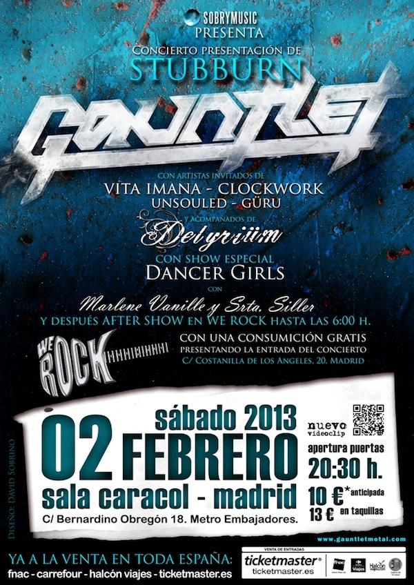 GAUNTLET SE PRESENTA EN MADRID