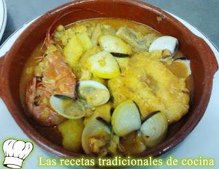 Receta de suquet de pescado y marisco