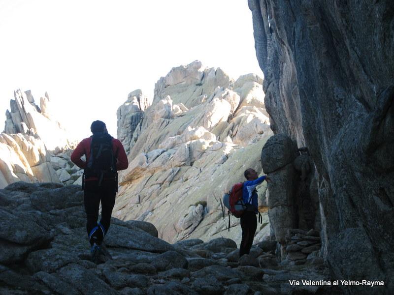 El Yelmo, Vía Valentina (Manzanares El Real) 5-1-13